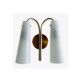 Vintage Italian Glass Sconce, 1960s