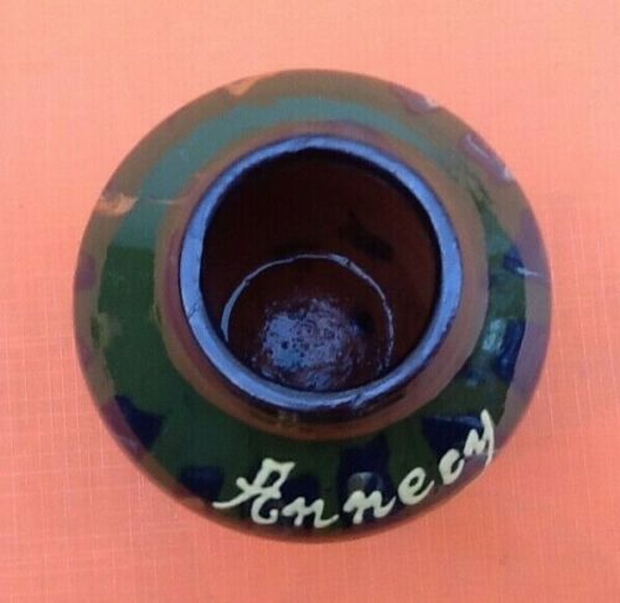 Vase F. Hertz Poterie Savoyarde Céramique Jaspée