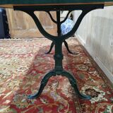 Bistro table in earthenware, designed by Vincent and Élisabeth Portier