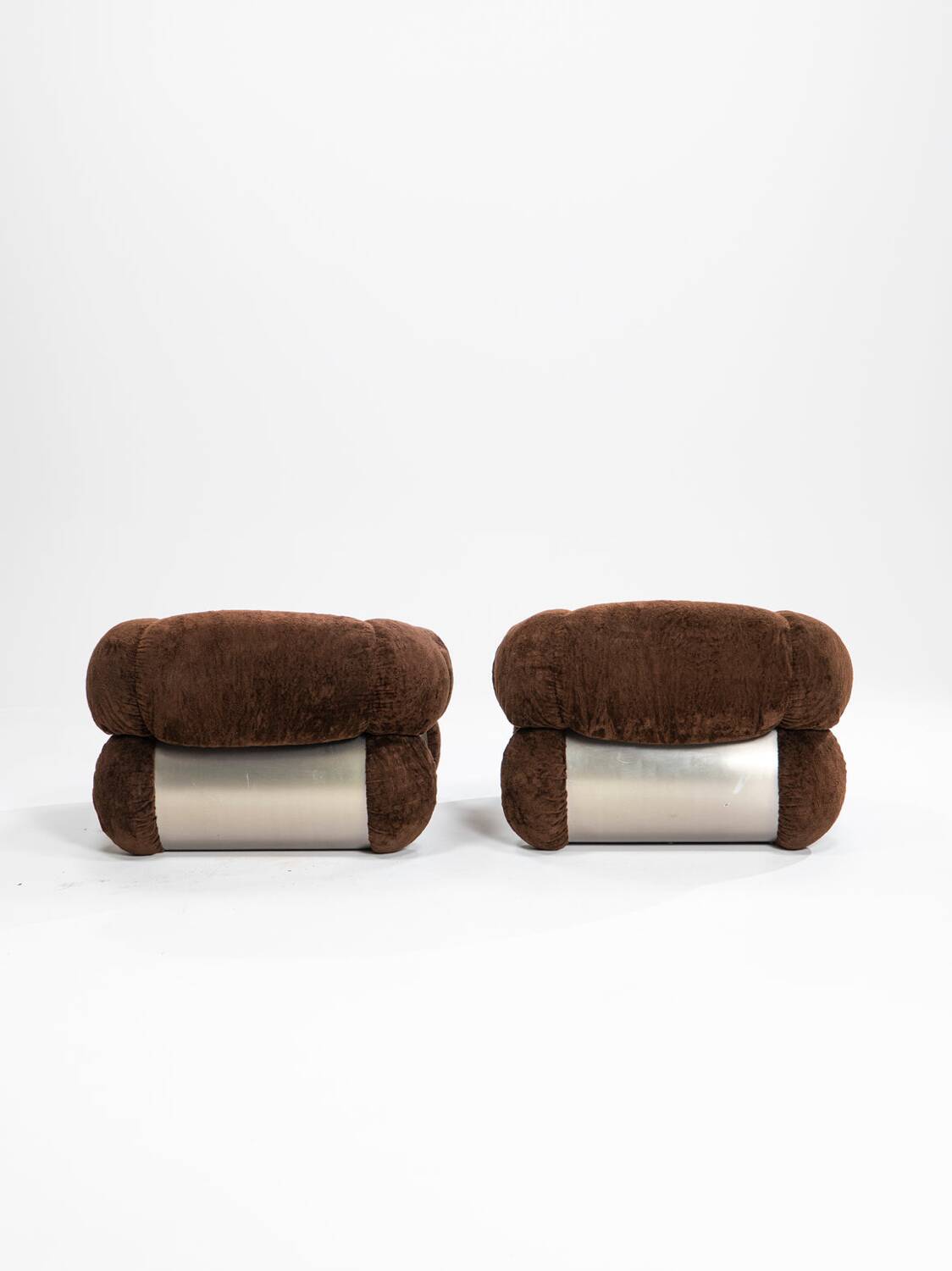 Pair of Armchairs by Adriano Piazzesi, Italy 1970s