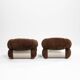 Pair of Armchairs by Adriano Piazzesi, Italy 1970s
