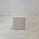 Italian Marble Side Table or Pedestal, 1980's