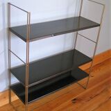 Metal wall string shelf