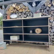 Wooden locker workbench