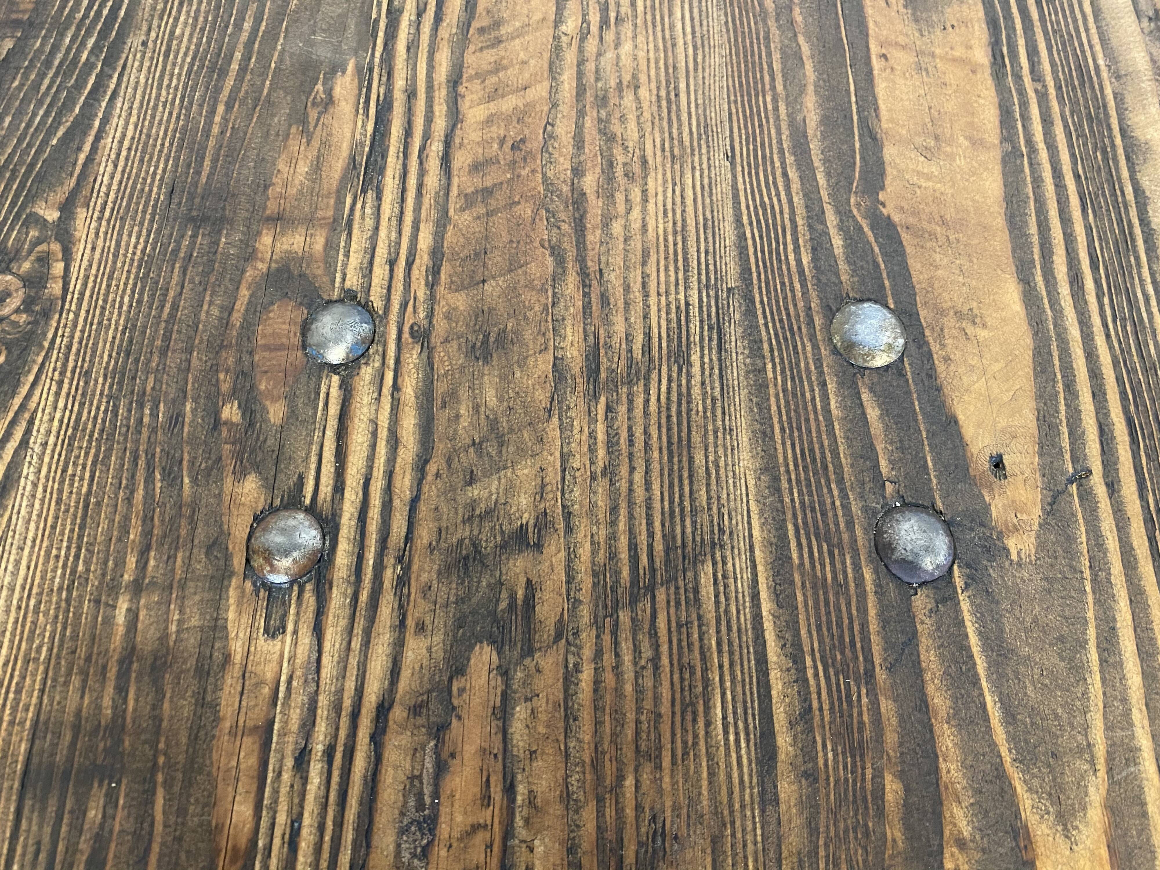 Industrial square coffee table, 1960s