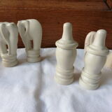 carved stone chess