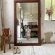 Late 19th century XL wooden mirror