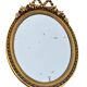 Round mirror with ribbon in Louis XVI style – 19th century