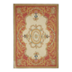 Handmade European Vintage Aubusson Kilim 298 cm x 431 cm