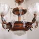 Art Deco chandelier signed Ezan, France