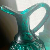 Glass grape cluster ewer/pitcher