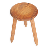 Pine tripod stool