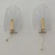 Wall sconces by Carl Fagerlund for Orrefors 1970s