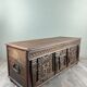 Large carved wooden chest, Renaissance style, 19th century