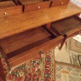 Desk / Secretary in exotic wood 15 drawers