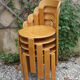 Série de 4 chaises Bruno Rey designer Suisse crée en 1971