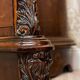 French Louis XV Style Walnut Marquetry Commode, 1950s