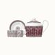 Hermes box - teapot, 2 tea cups, 2 plates - H Deco collection