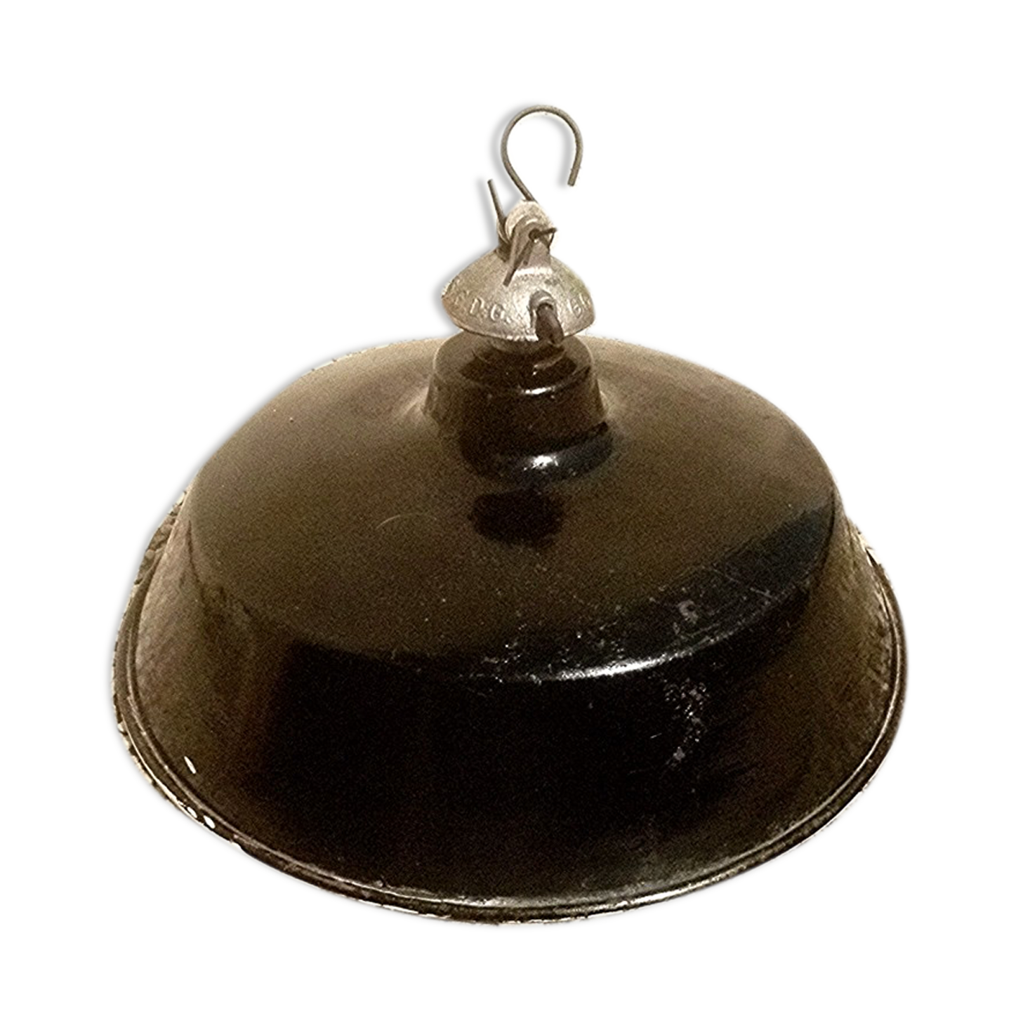 Painted steel tole suspension, vintage