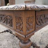 Renaissance style oak desk