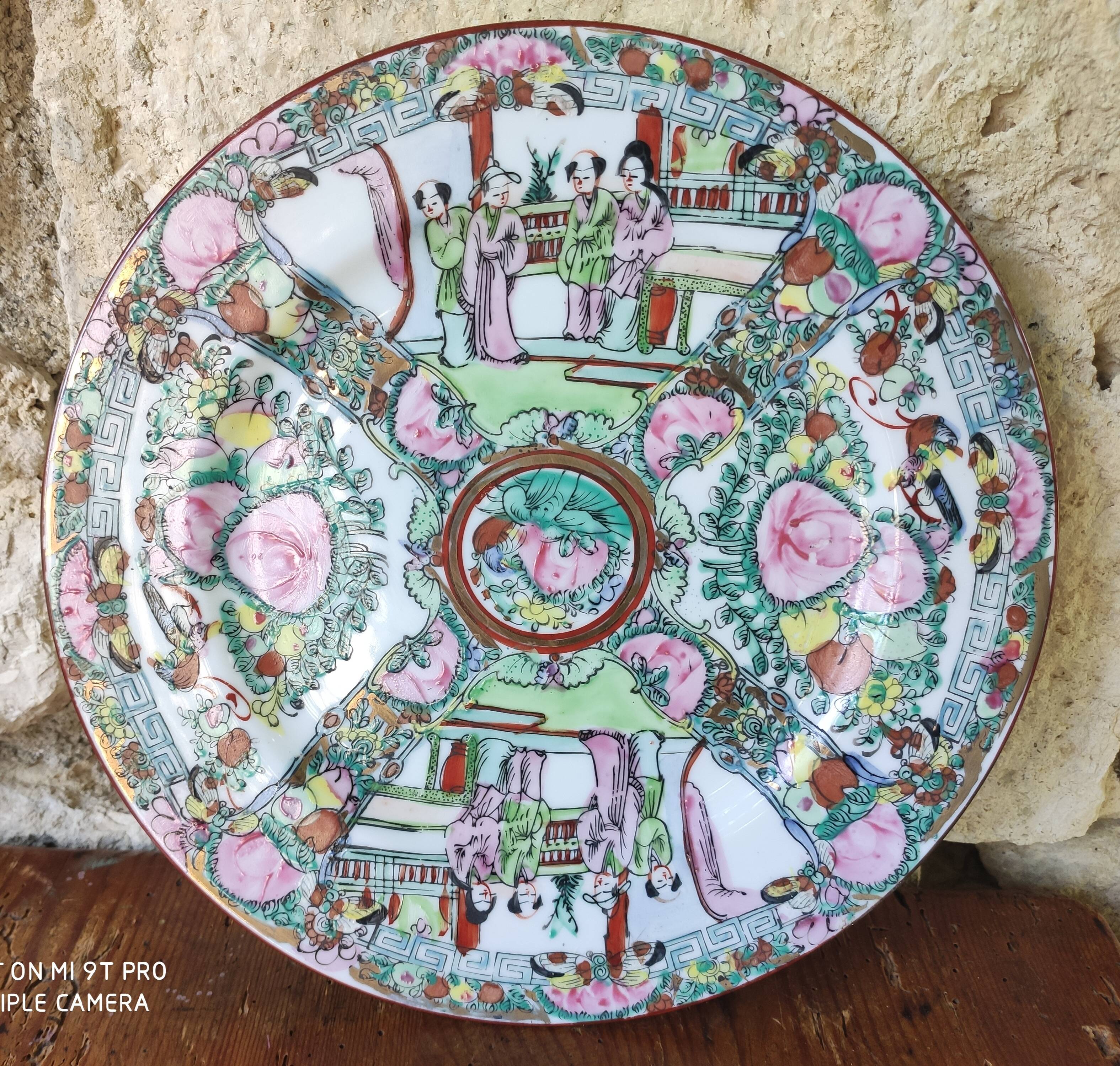Assiette chinoise vintage
