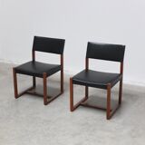 Pair of side chairs by Alfred Hendrickx for Belform, 1960s