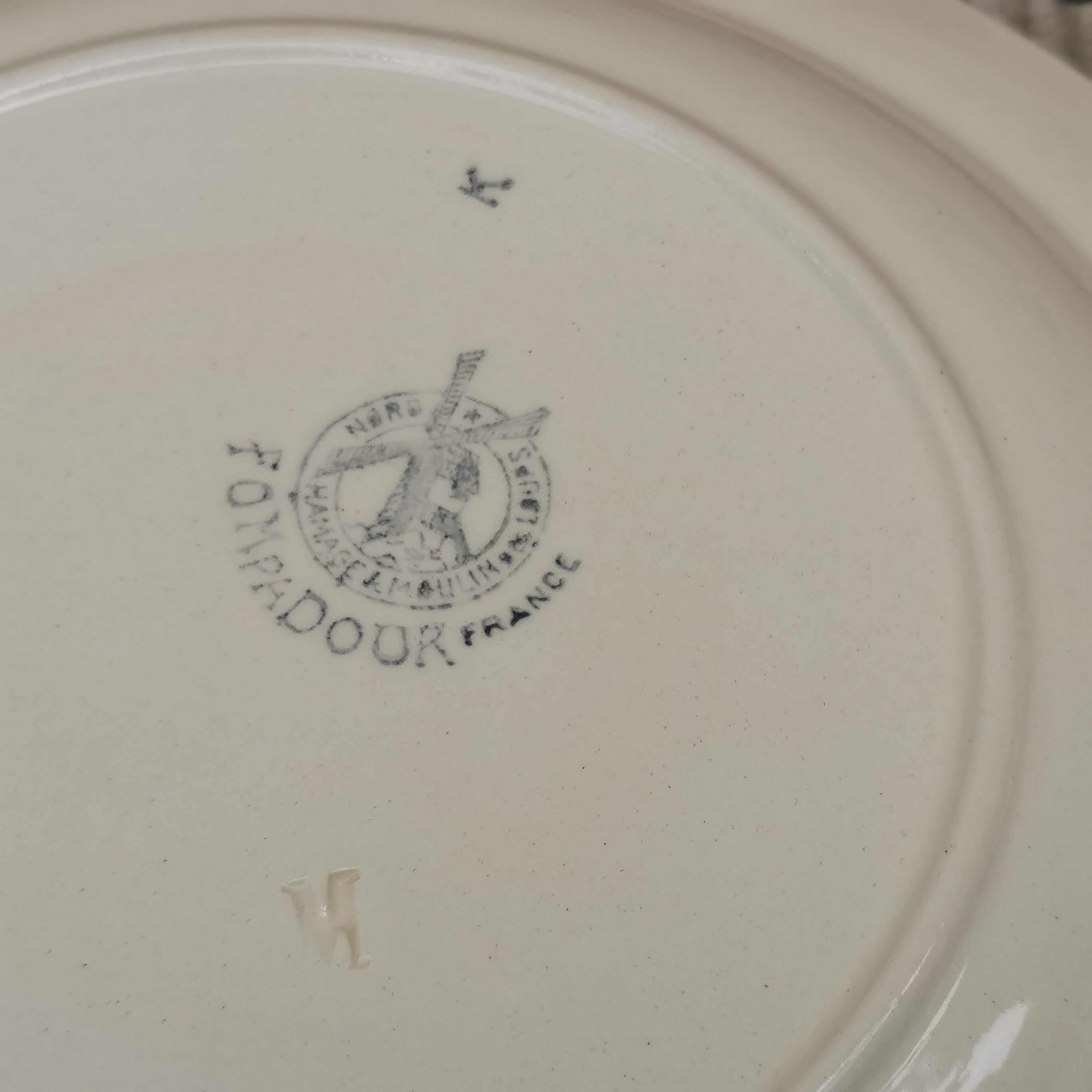 Assiettes plates Hamage Moulin des Loups