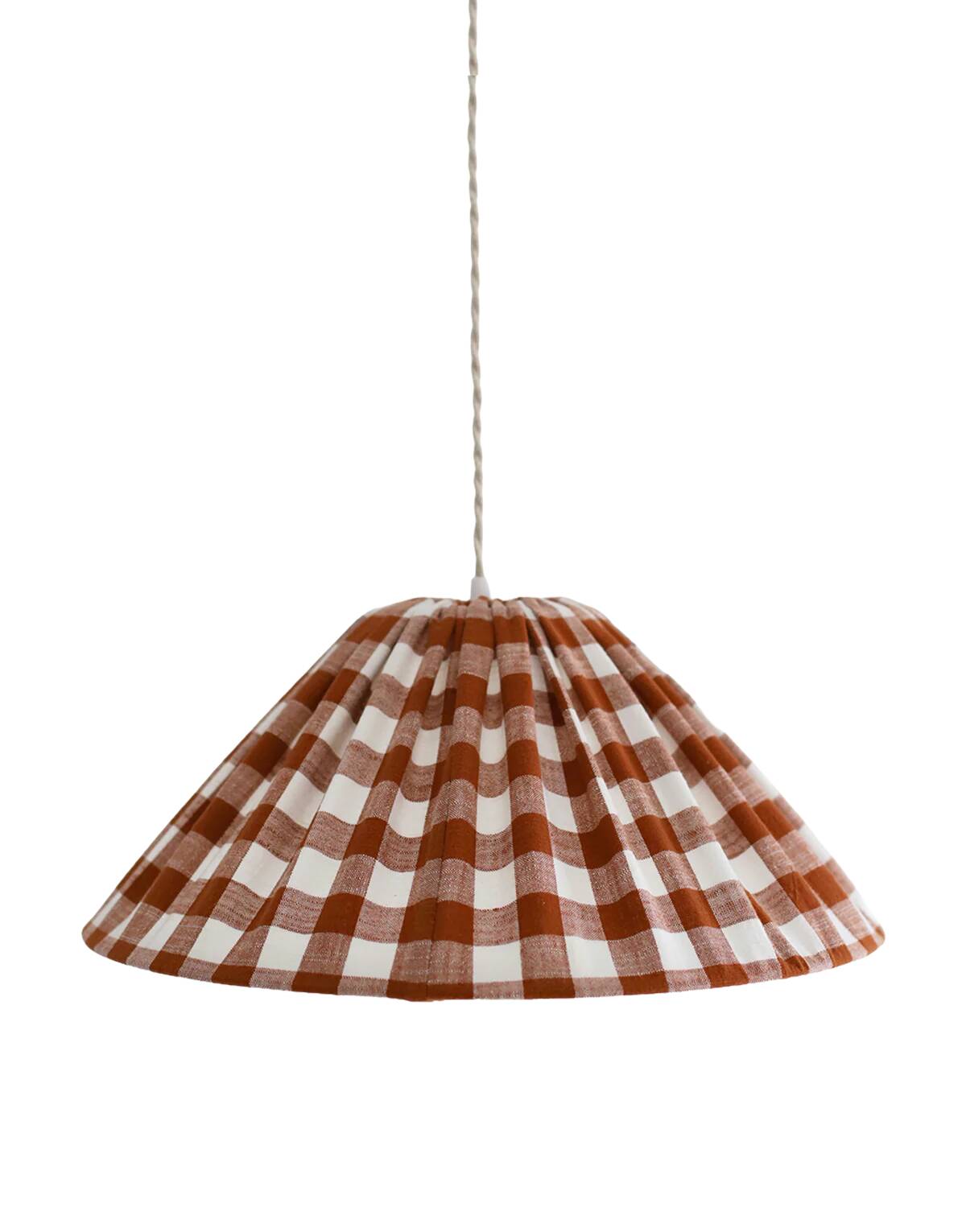 Malala "terra" large tile conical textile suspension