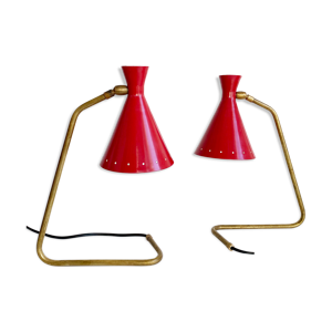 Paire de lampes italiennes