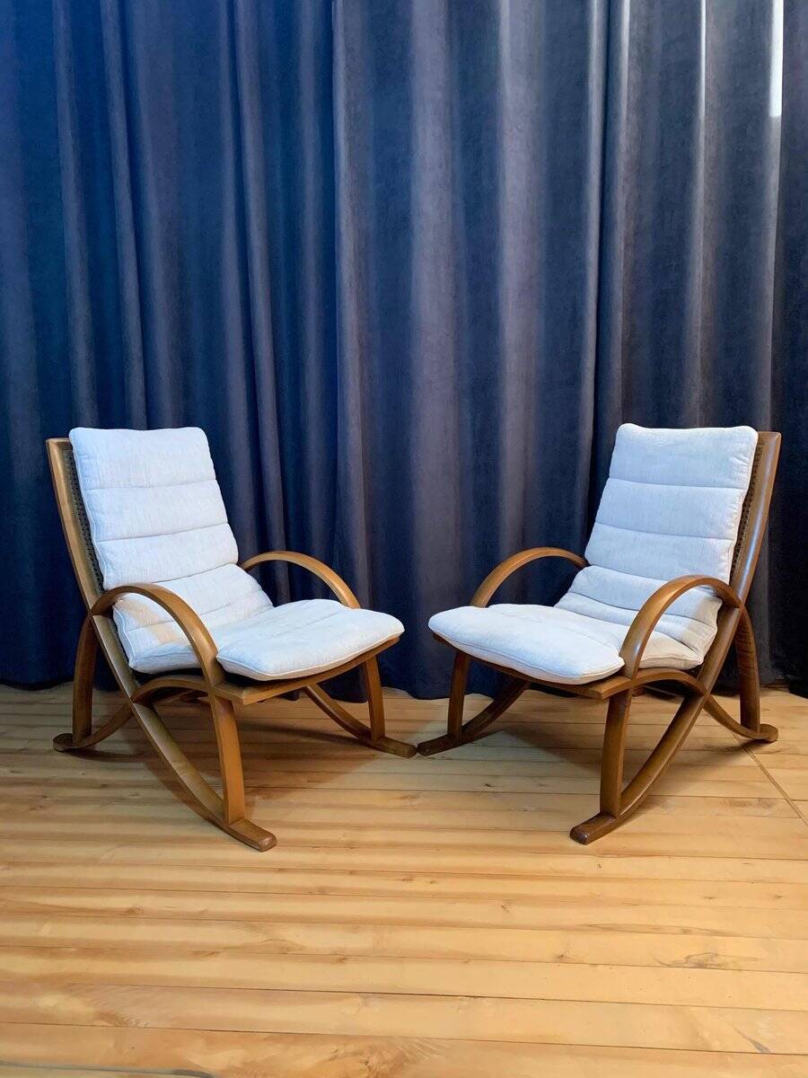 Set of German armchairs from WK Wohnen, 1970s