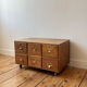 Small antique work cabinet with 6 drawers.