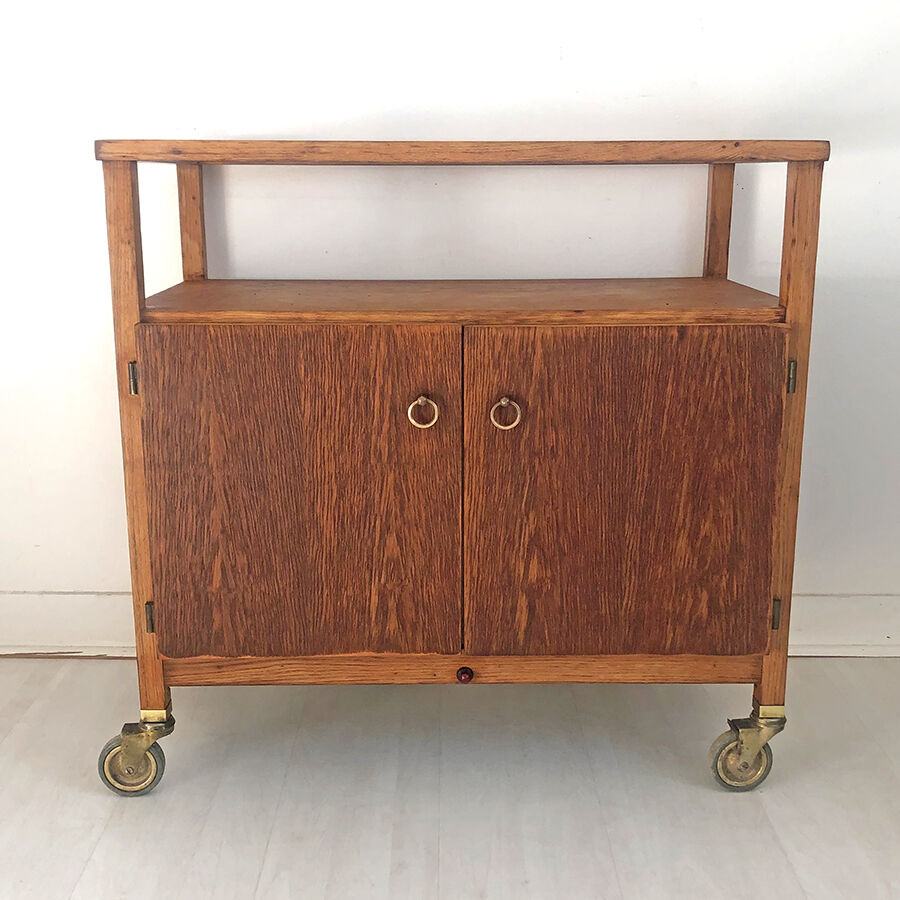 Vintage serving table 60