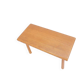 Stool/side table in 60s/70s style, oak, retro vintage