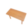 Stool/side table in 60s/70s style, oak, retro vintage