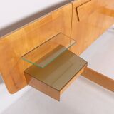 1950’s Mid-Century Italian Modern double bed frame from Vittorio Dassi