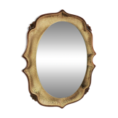 Mid-century ceramic mirror, Pan Keramik, 1970s