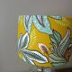 Hollywood Regency style lamp | Chic printed botanical lampshade