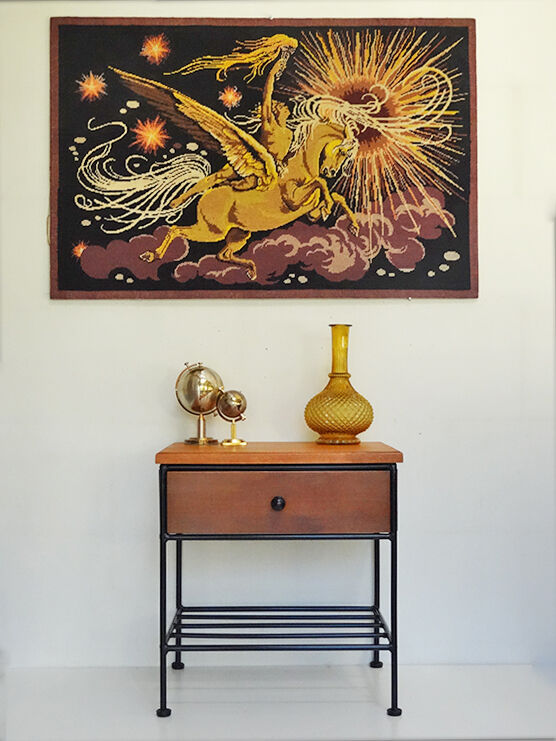 Wood and metal extra furniture