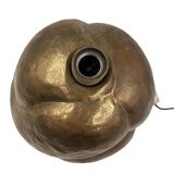 Organic modern brass table Lamp, Tommaso Barbi Italy 1970