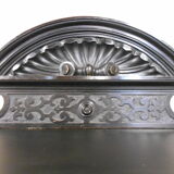 Blackened wooden buffet