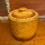 Antique pillivuyt terrine in a pate shape in a vintage porcelain fired crust