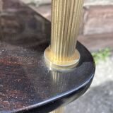 corner shelf in formica & metal 60s vintage French mid century neo classic 60