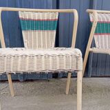 Scoubidou chairs x2