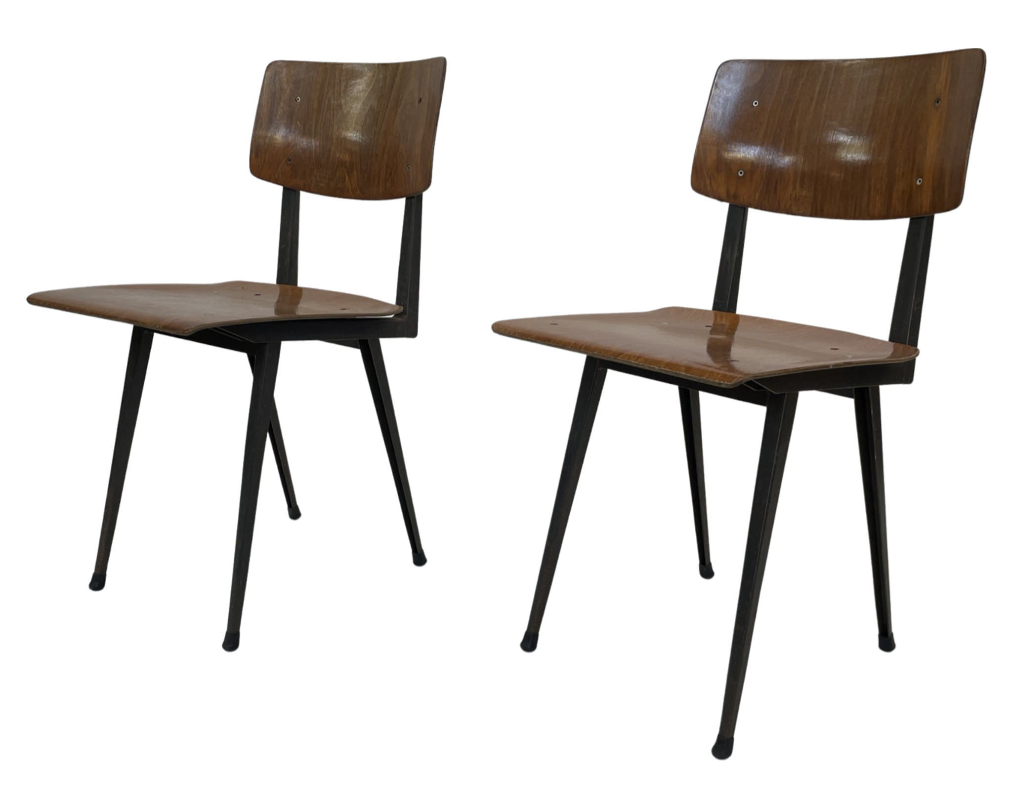 Vintage Marko Holland school chair minimalist 60