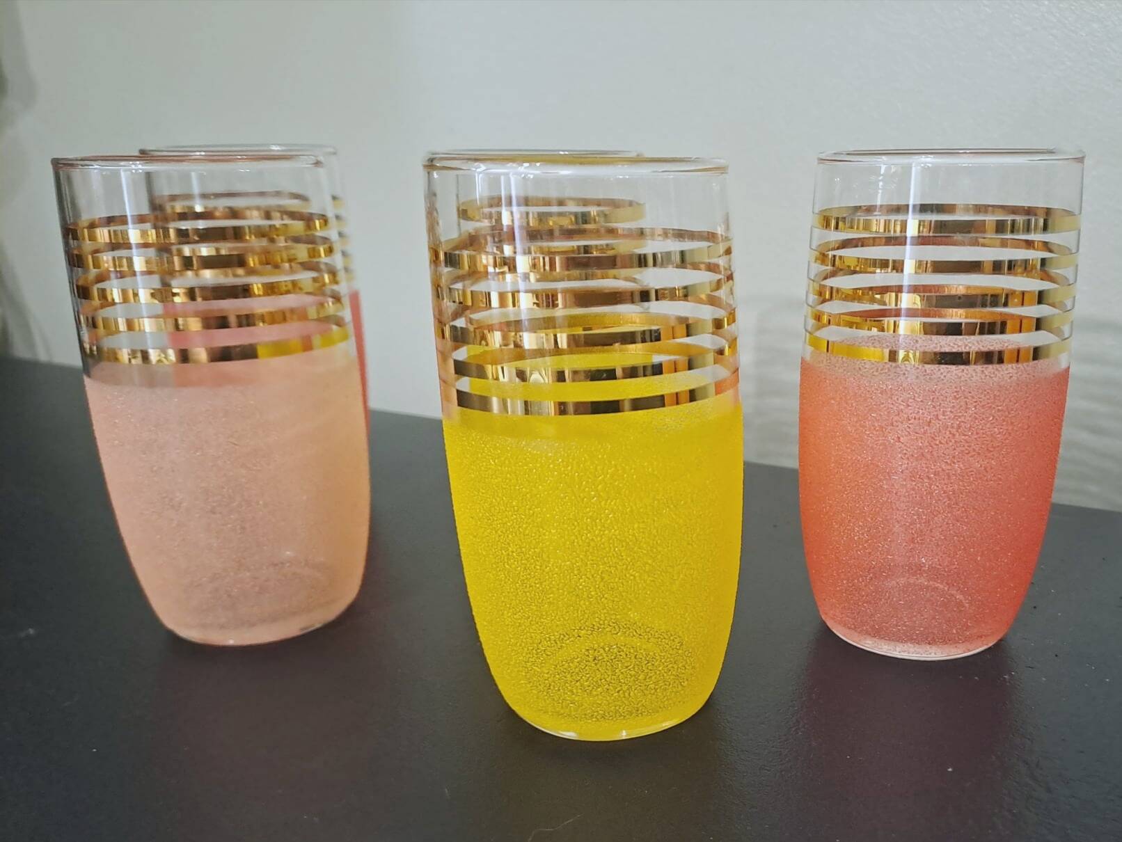 Set of 5 granita orangeade glasses 20cl