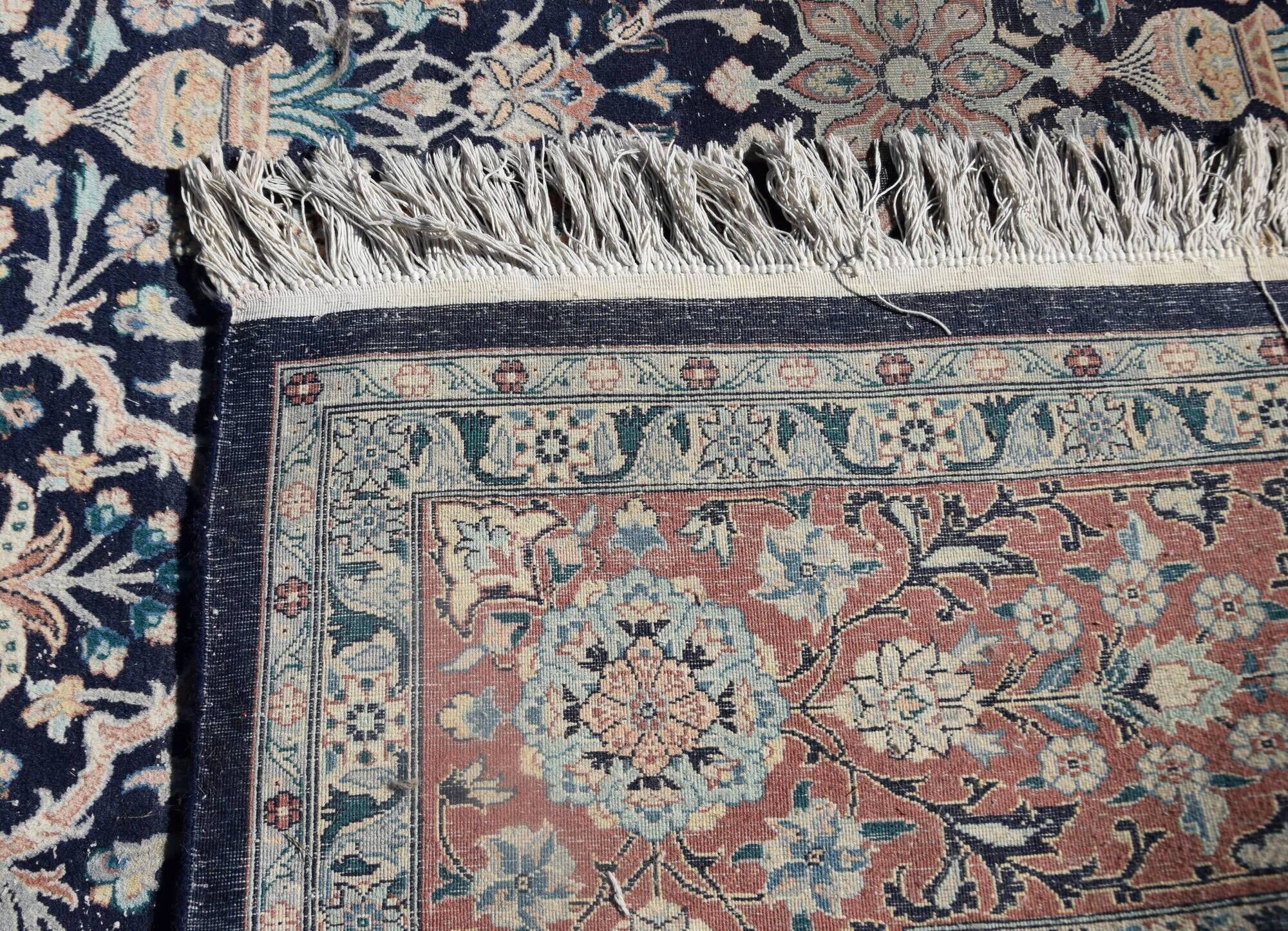 Handmade wool Penjab oriental rug: 315 x 245 cm