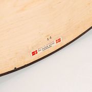 Thomas Poss Eferfolger wall mirror in rosewood triangular Denmark 1960