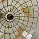 Vintage mother-of-pearl and brass pendant/chandelier