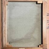 Tableau HST Patrice Landauer (1965) Orientalist Africanist "The two children"