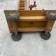 Vintage wooden crane toy from the 60s